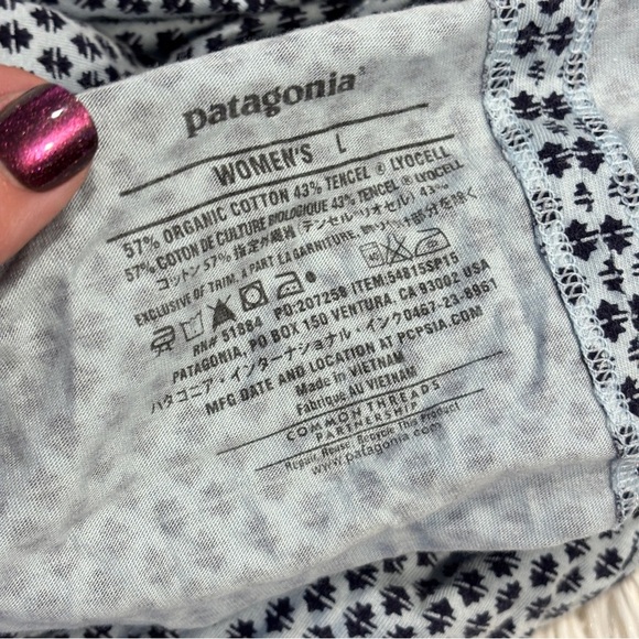 Patagonia Women’s Kiawah Tank Shelf bra organic Woman’s size large - Picture 8 of 10